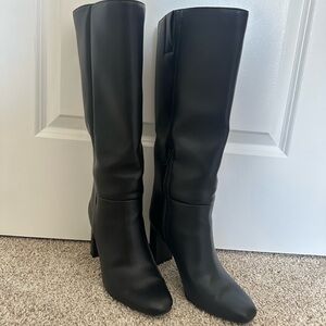 a new day Stovepipe Black Heeled Boots